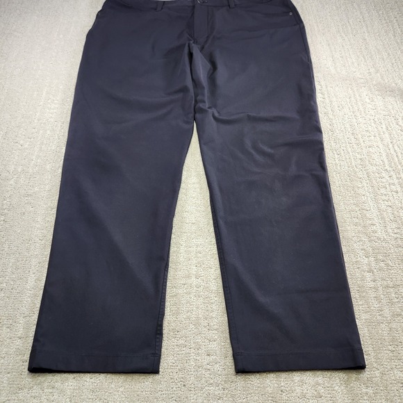 Lululemon Pants Men 40X31 ABC Classic Fit Performance Warpstreme Black Chino - Picture 3 of 13